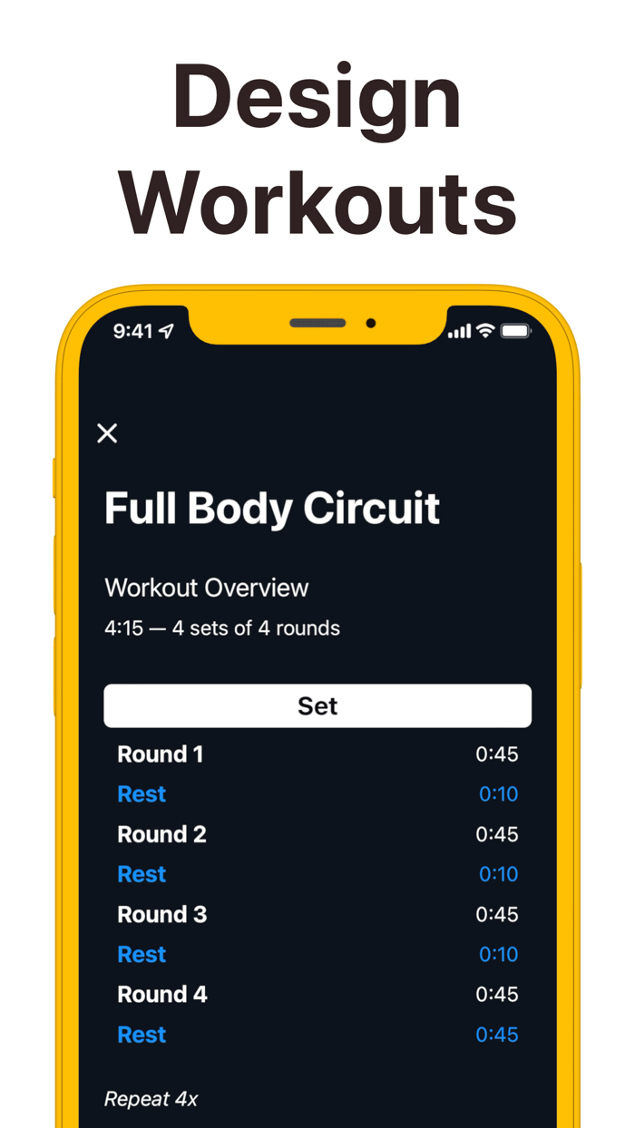 Tabata Timer Interval Clock