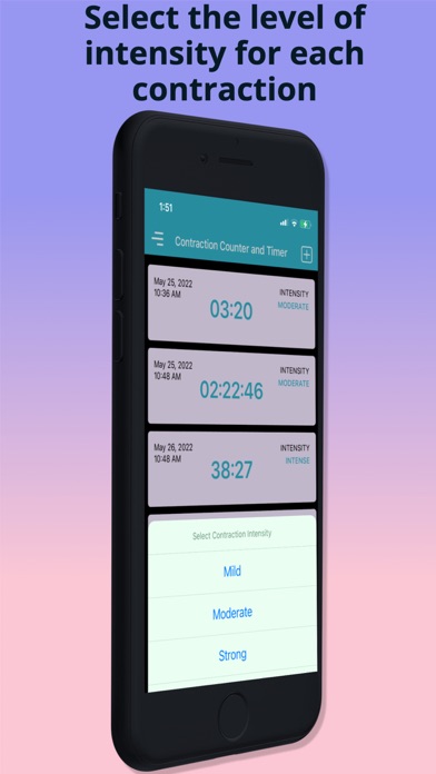 Contraction Counter, Timer screenshot 4