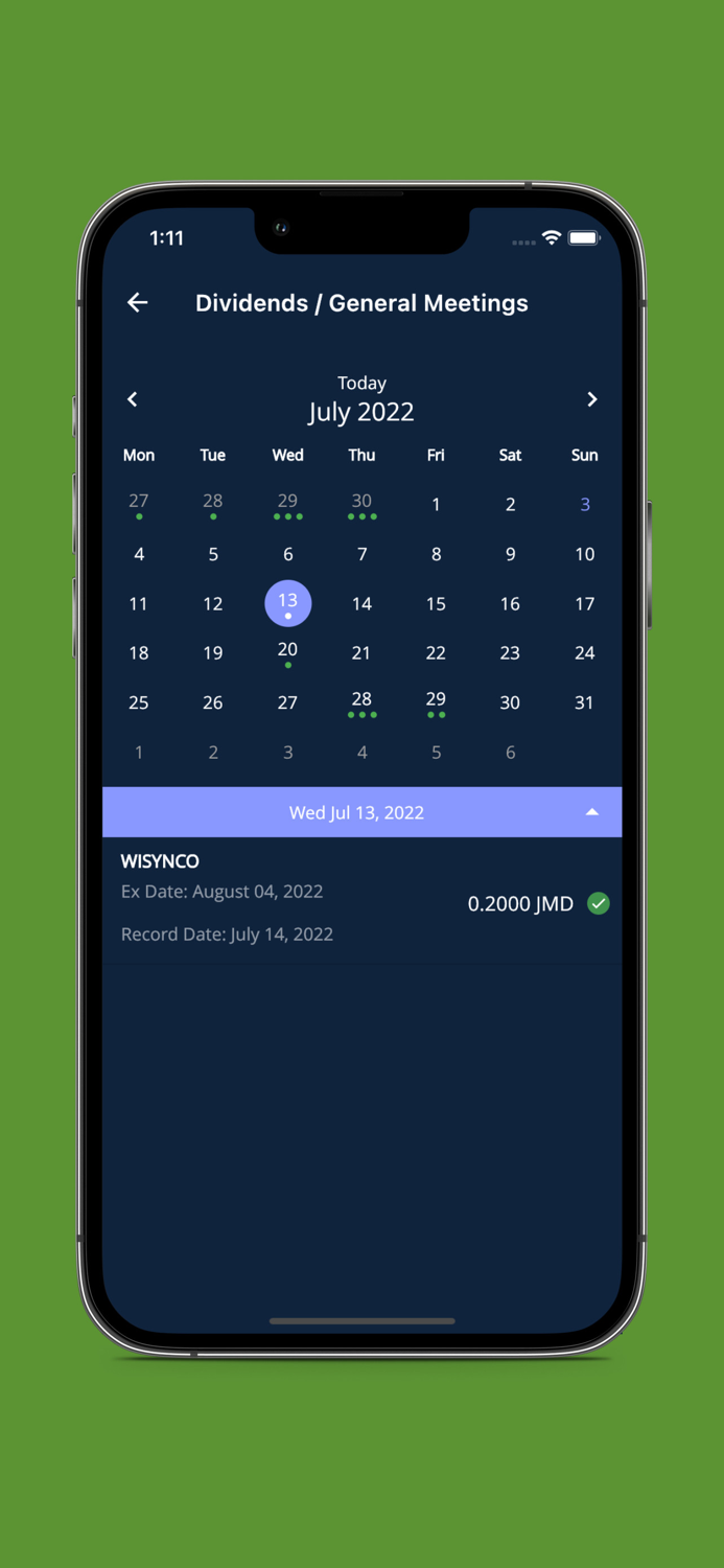 JSA - Jamaica Stocks App