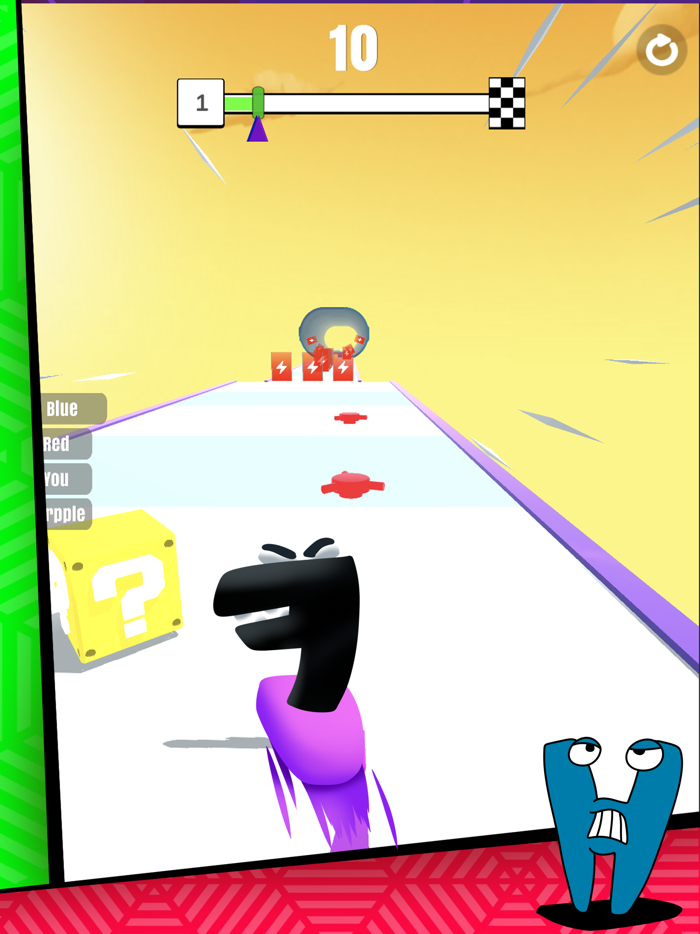 Alphabet Slippery 3D