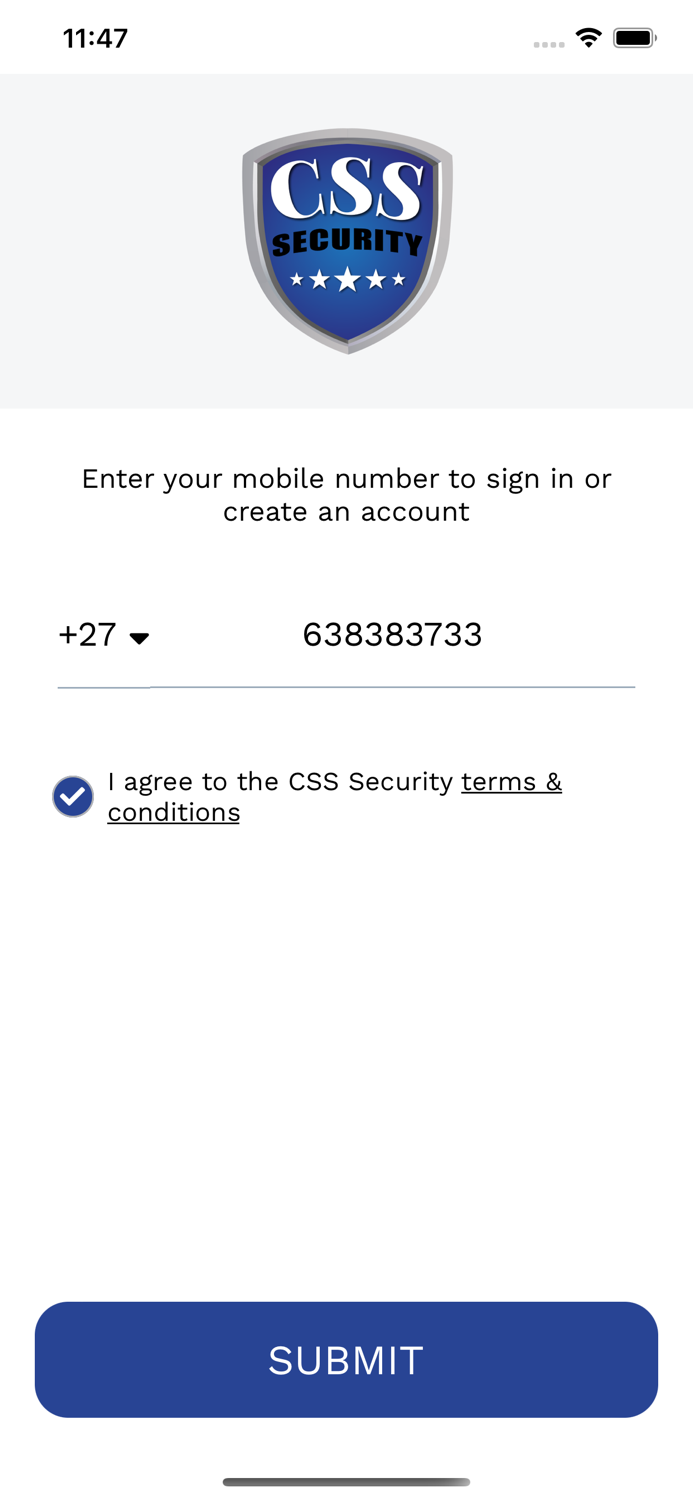 CSS Security Panic App