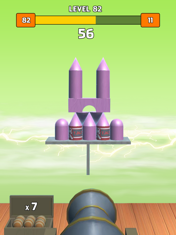 Knock‘em down Ball Shooting