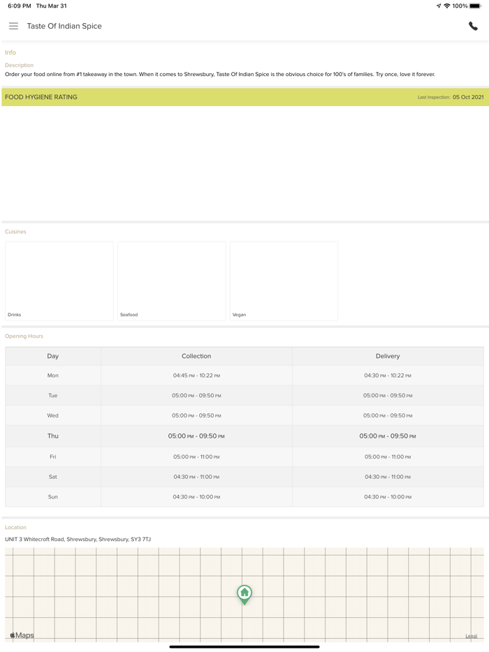 Taste Of Indian Spice