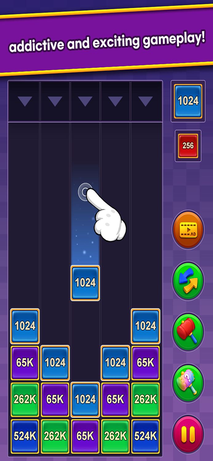 Number One - 2048 Merge Game