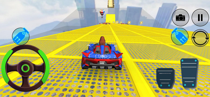 Superhero Stunts Car Games