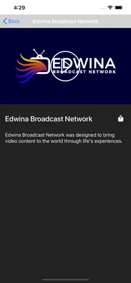 Game screenshot Edwina Broadcast Network apk