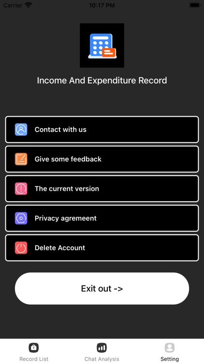 Income And Expenditure Record