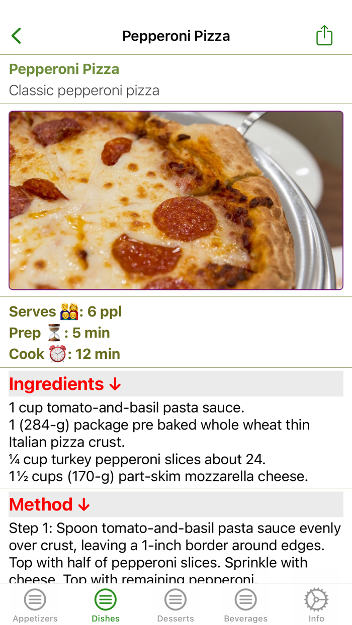 My Recipes Create and Share