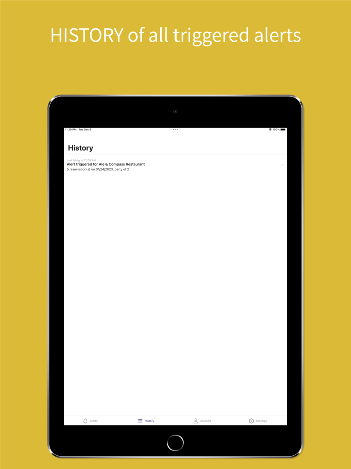 Dining Alerts for Disney Parks