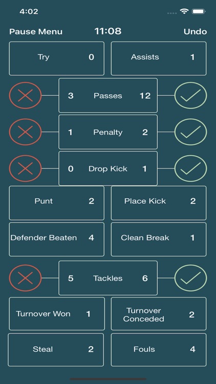 Rugby StatKeeper