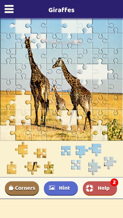Giraffe Love Puzzle screenshot-4