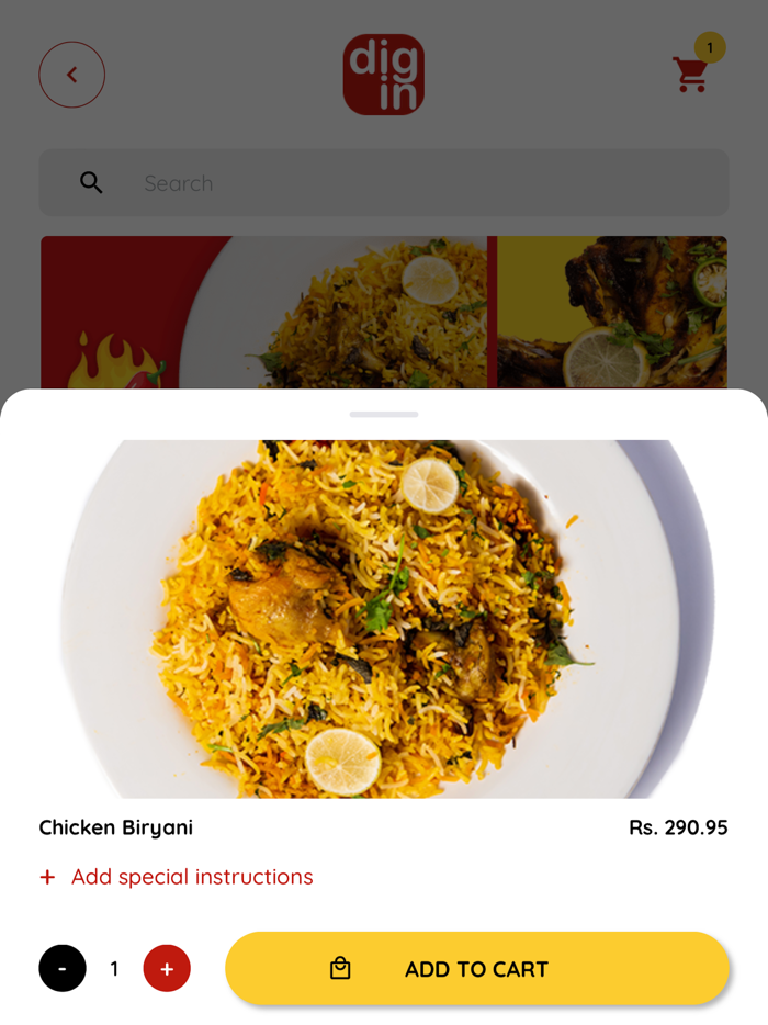 Dig In Food Delivery