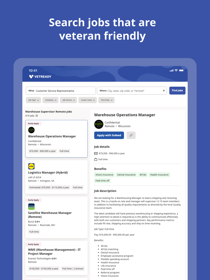 VetReady Job Board