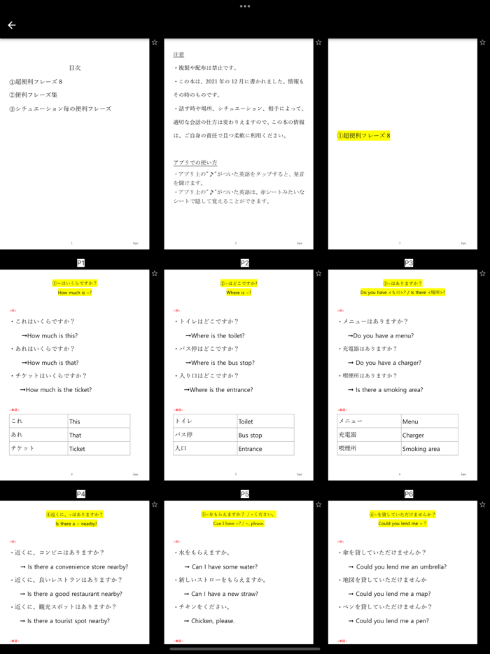 Japy海外旅行　英語