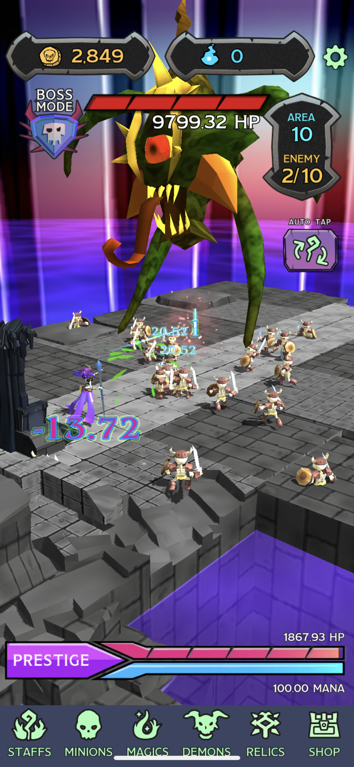 Tap Dungeon Necromancer