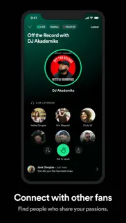 spotify live iphone screenshot 3