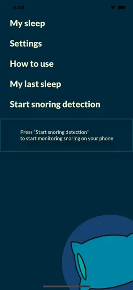 Game screenshot Snoring monitoring apk