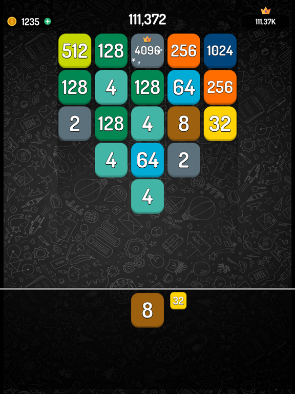 X2048 Merge : Number puzzle screenshot 3