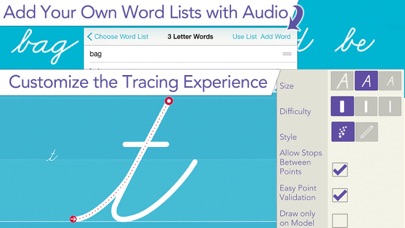 Cursive Letters Writing Wizard screenshot 4