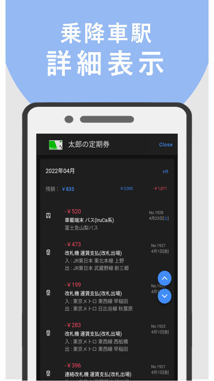 Suica＆PASMOリーダー