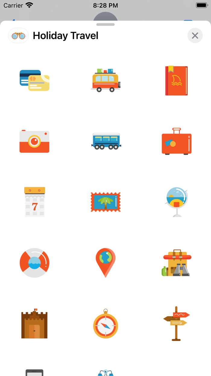 Holiday Travel Emoji