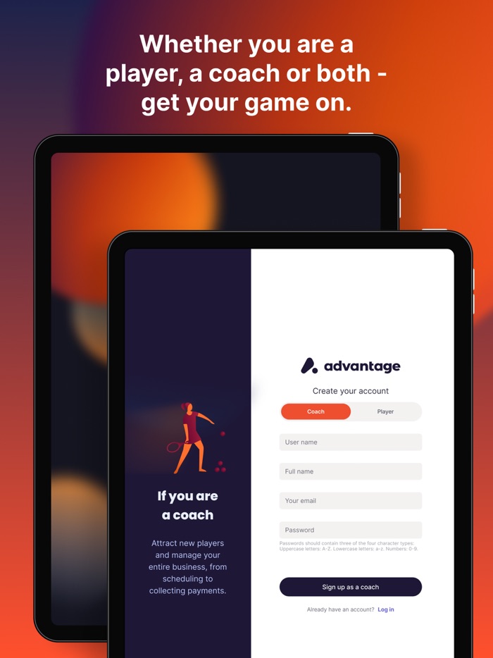 Advantage Tennis  Pickleball