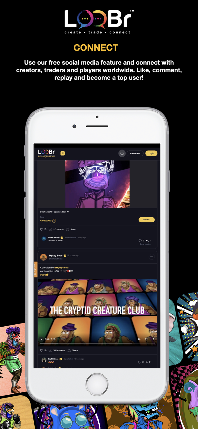 LooBr - Social NFT Marketplace