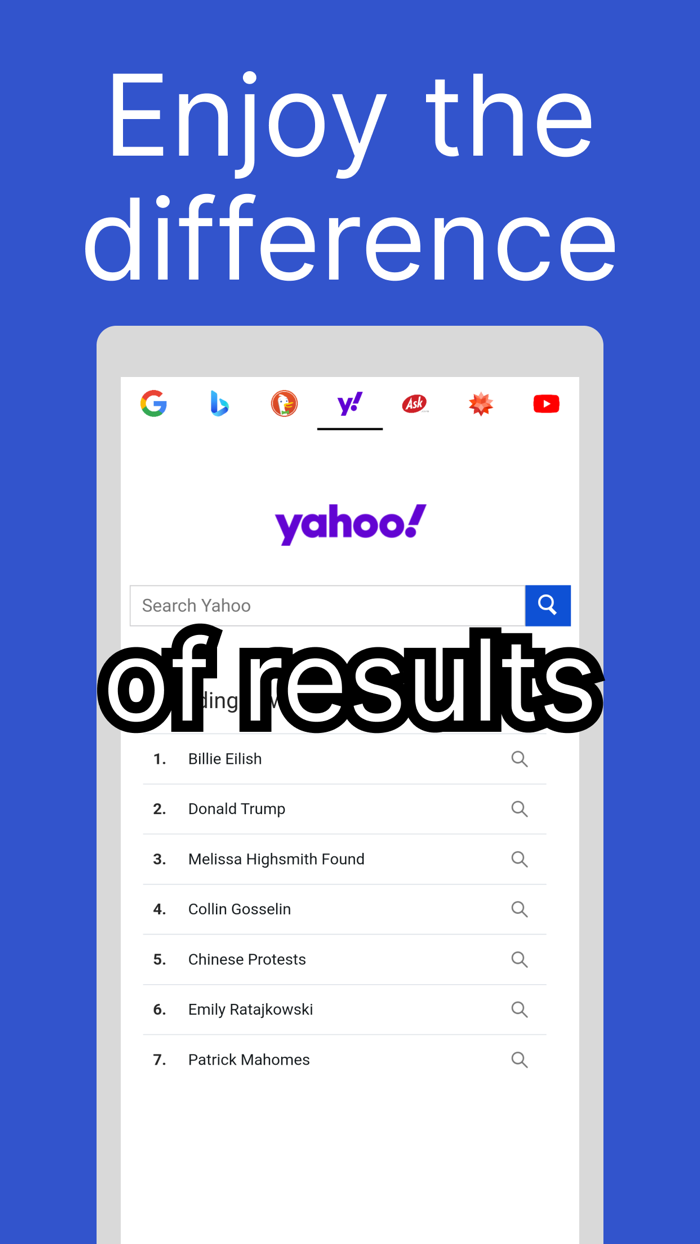 Search Engine Comparison