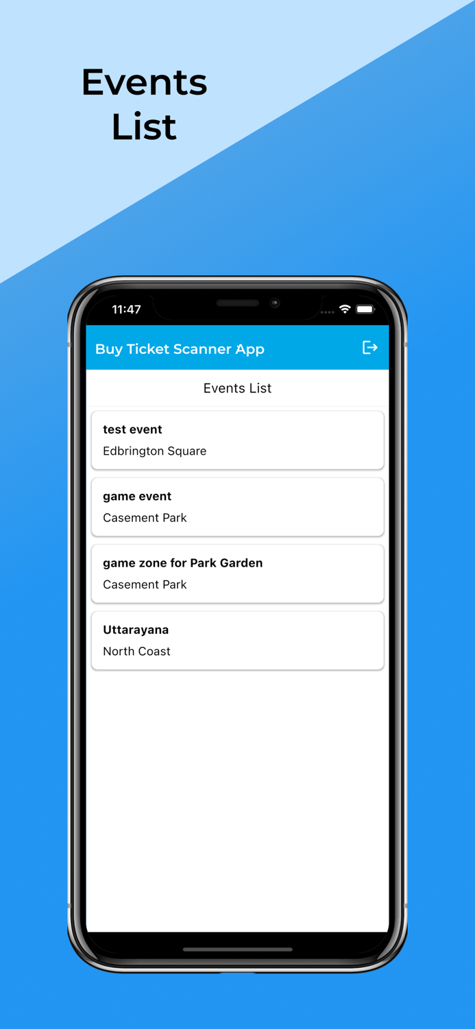 BuyTicket Scanner App