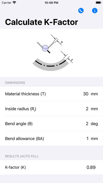 MT K-Factor Calculate