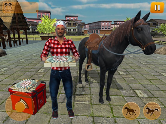 Mounted Horse Rider Pizza screenshot 4
