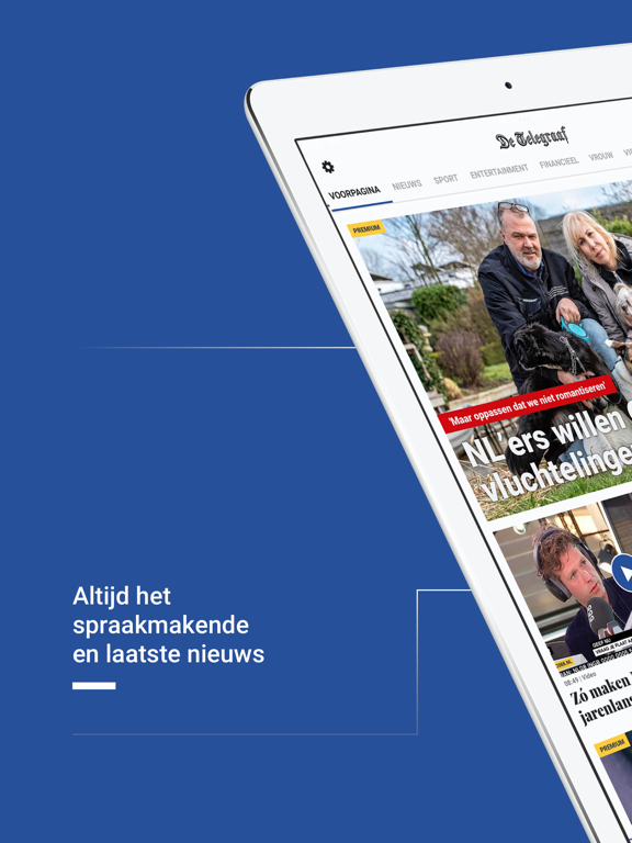 De Telegraaf Nieuws iPad app afbeelding 1