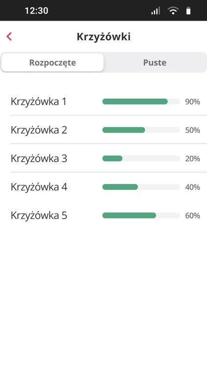 Krzyżówki.