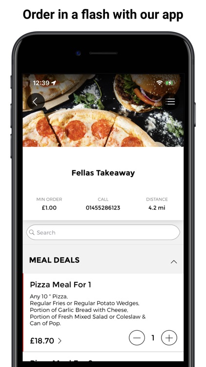 Fellas Takeaway App