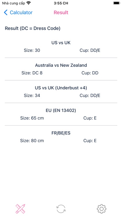 Bra Size Calculator by loay setrak