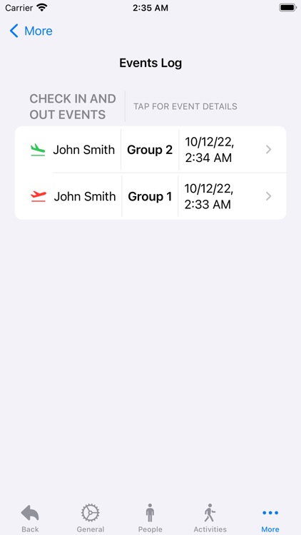 Group Check In and Out screenshot-8