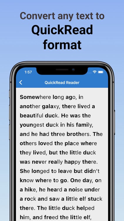 QuickRead - Bold text reader