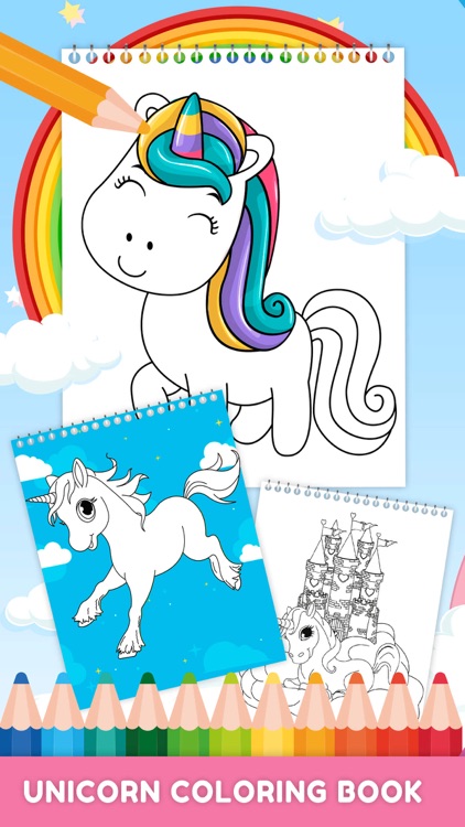 Unicorn World – Coloring Book