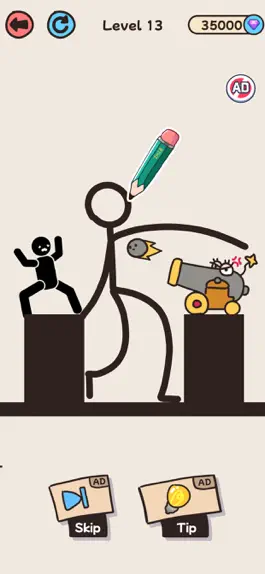 Game screenshot Stickman Save Puzzle apk