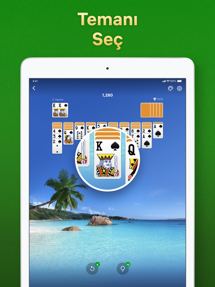 Spider Solitaire - Kağıt Oyunu