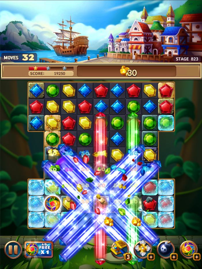 Jewels Crush Fantasy - Match 3