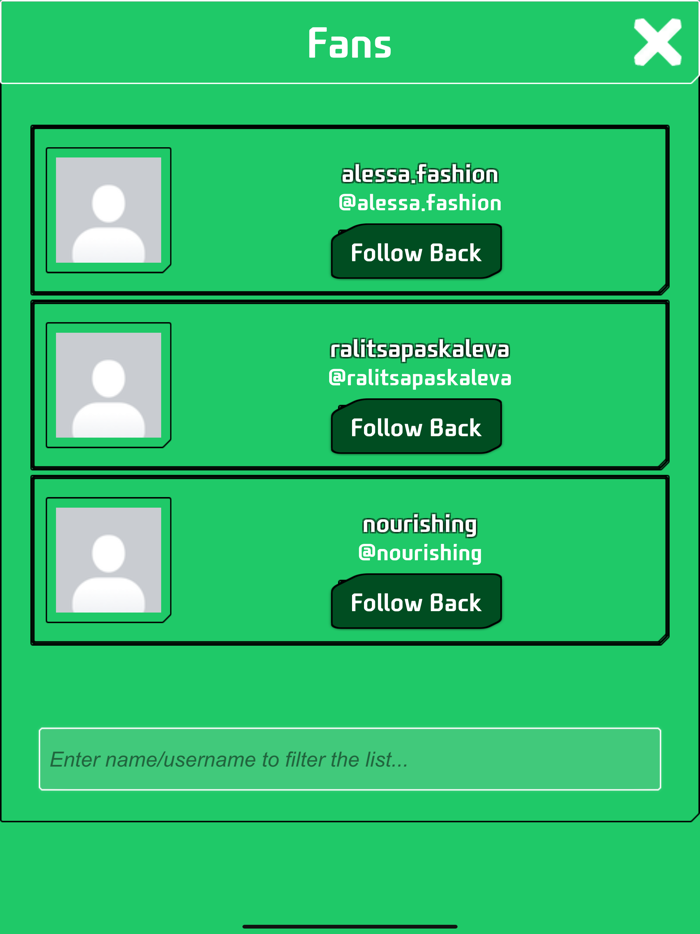 My Statistics - Social Tracker