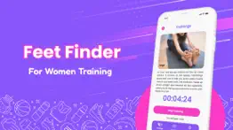 feet finder: woman training iphone screenshot 1