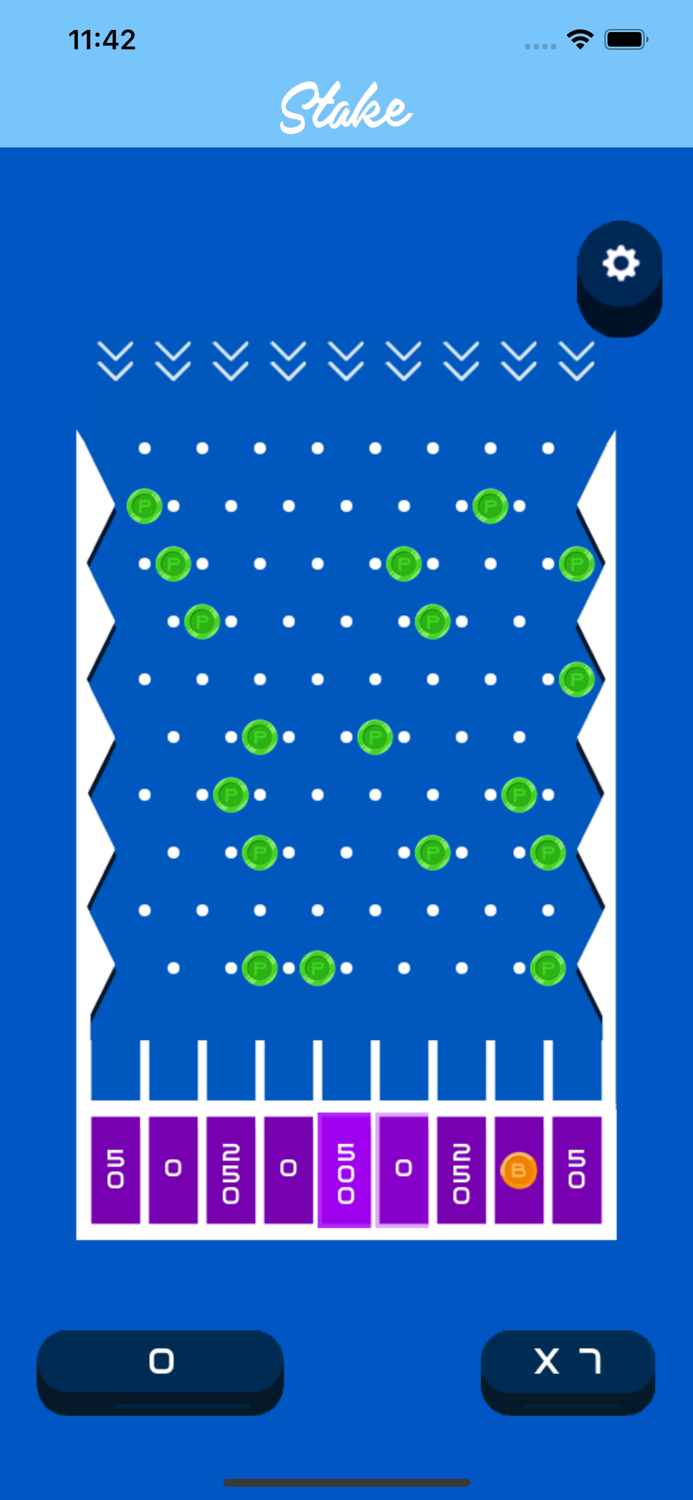 Stake Mobile Plinko Game