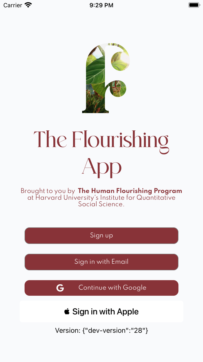 Flourishing App