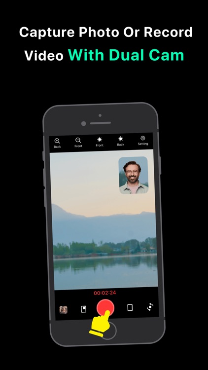 Front & Back Camera Recording screenshot-4