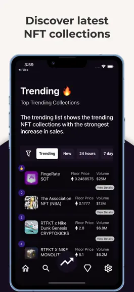 Game screenshot NFTs Explorer: Trends & Sales mod apk