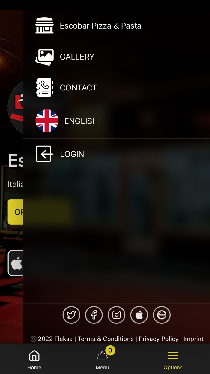 Escobar Pizza and Pasta