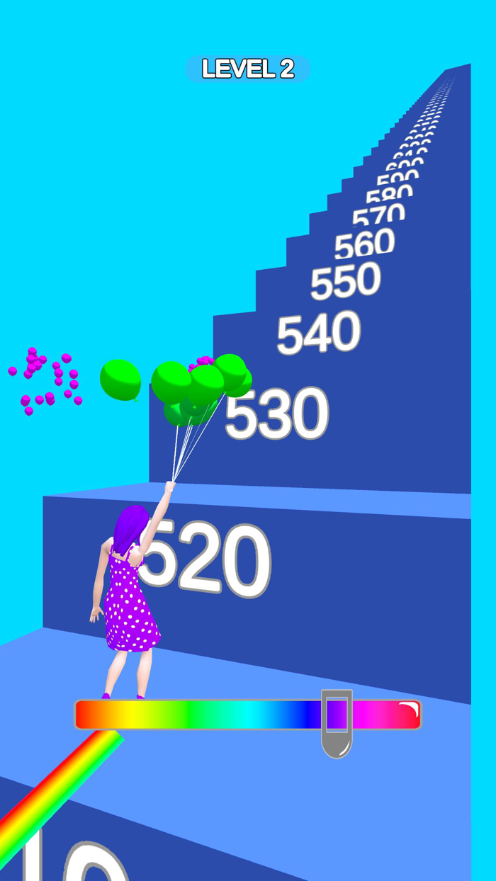 Colorful Balloons 3D