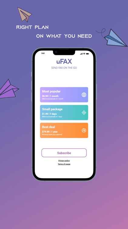 uFax - Fax for iPhone screenshot-3
